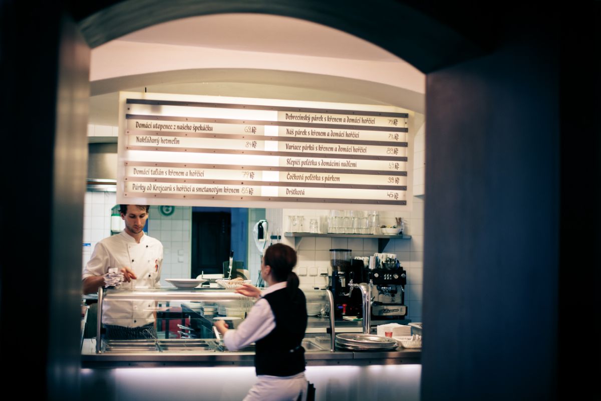 Ресторан Lokál U Bílé kuželky