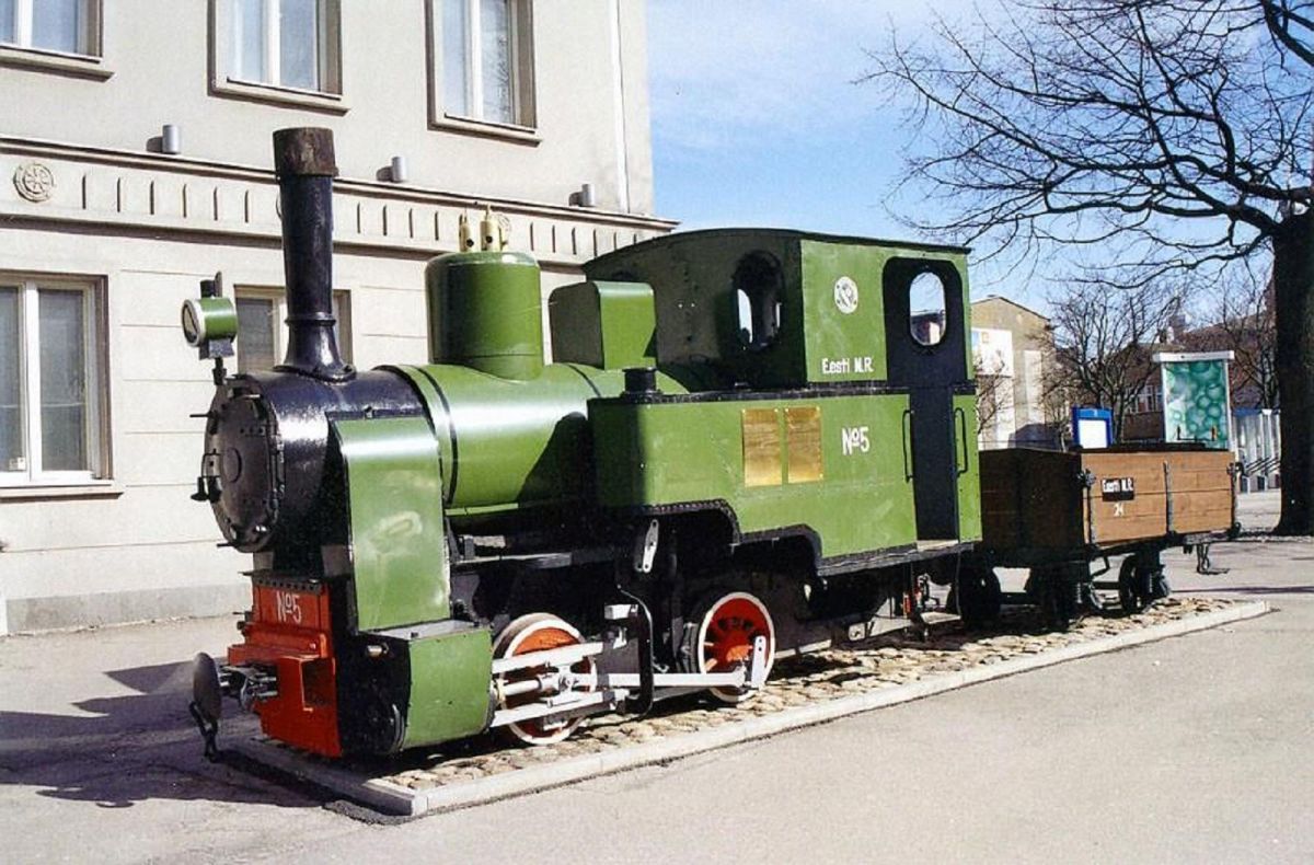 Монумент Пярнуской узкоколейной железной дороги