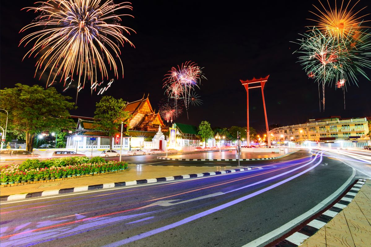 Гигантские качели Сан-Чингча в Бангкоке