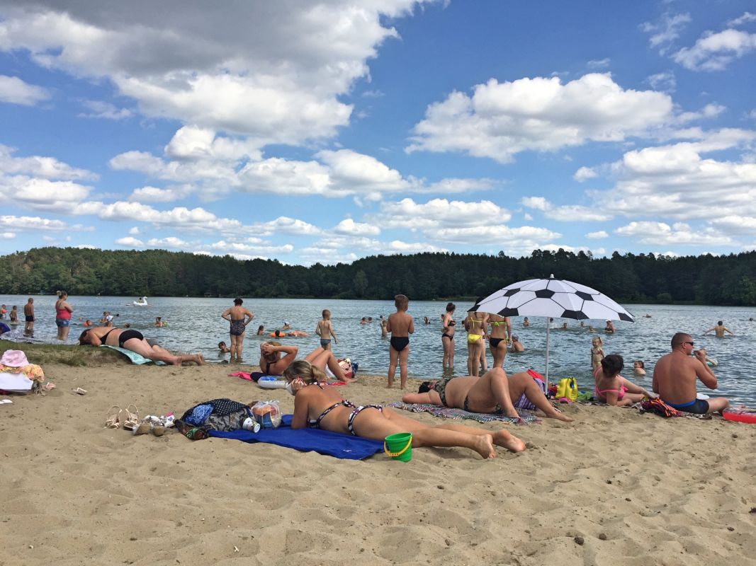 Детский пляж в Гидропарке