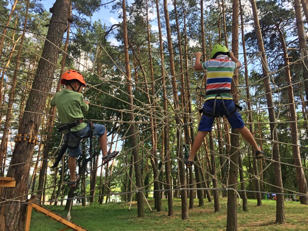 Веревочный парк в Гидропарке