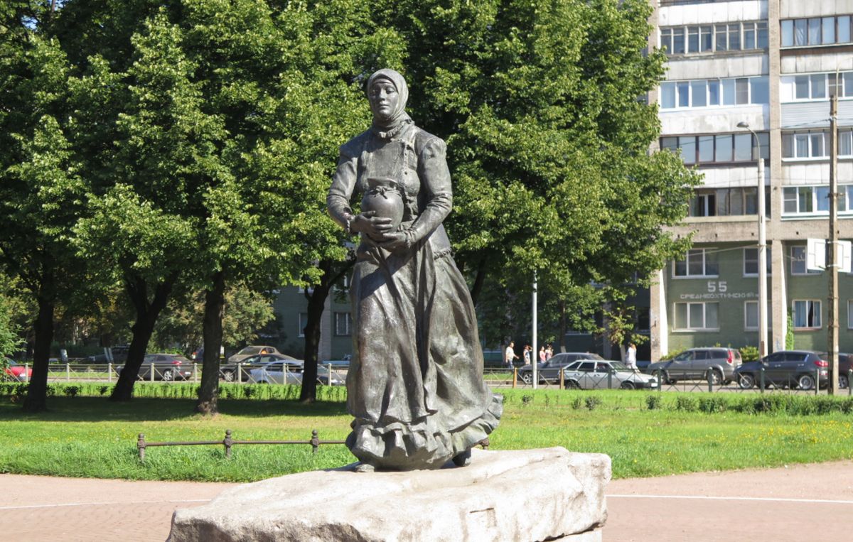 Памятник Охтенке