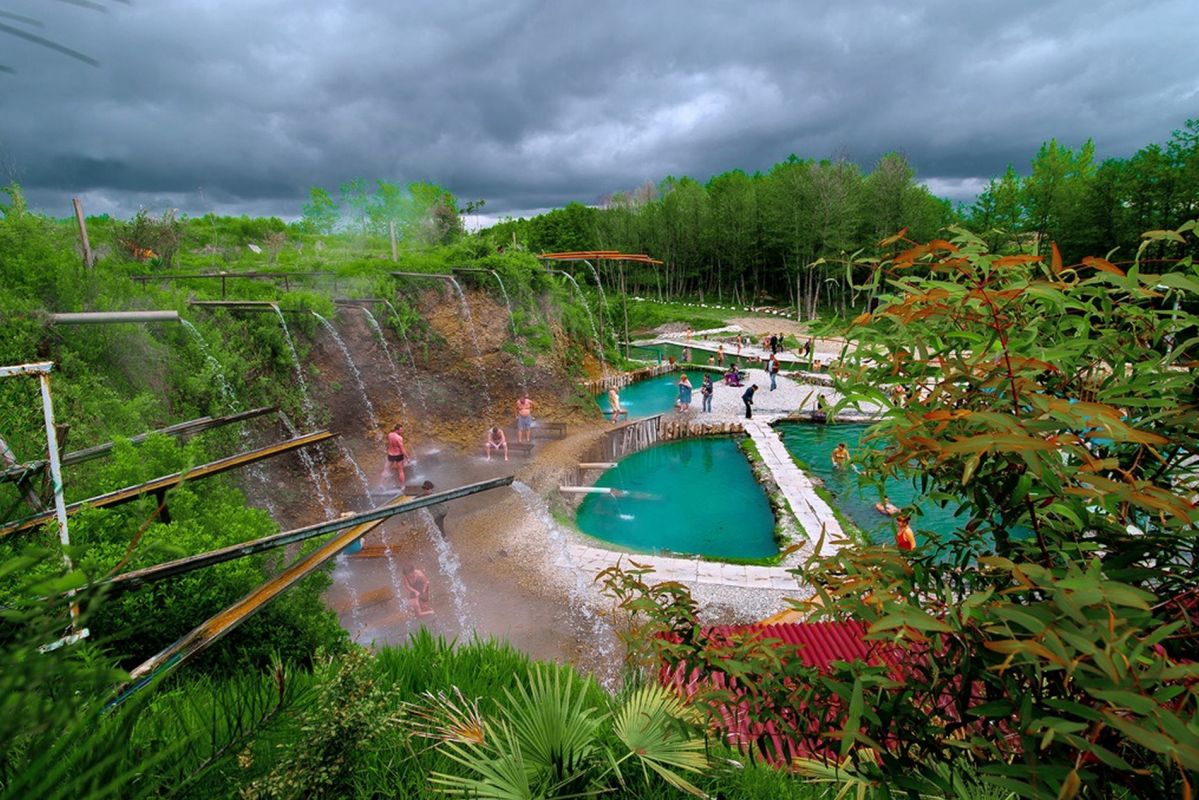 Термальные источники в селе Кындыг