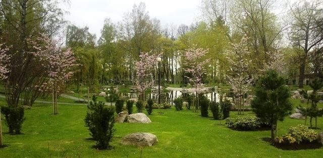 Японский сад парка Кадриорг