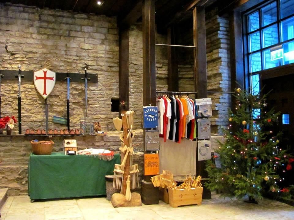 Сувенирный магазин городища Раквере