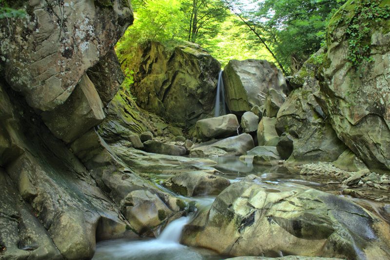 Водопады на реке Дедеркой