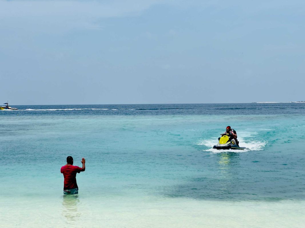 Северо-западный пляж Маафуши (пляж водных видов спорта)