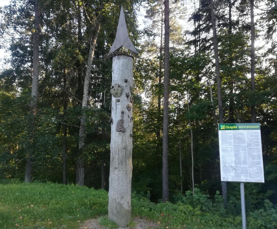 Энергетический столб в Отепяэ