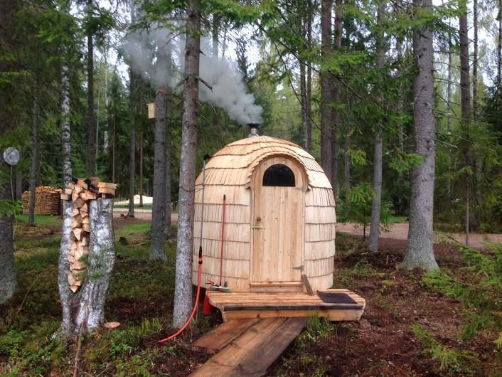 Банный комплекс Saunamaa в туристическом центре Salamaa в Таэваскода