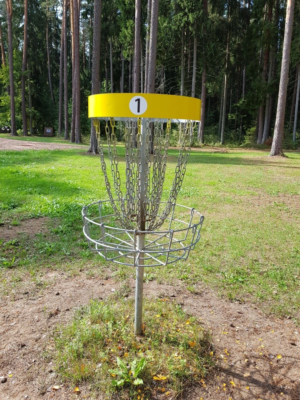 Парк для диск-гольфа в Оздоровительном центре Тартуского уезда