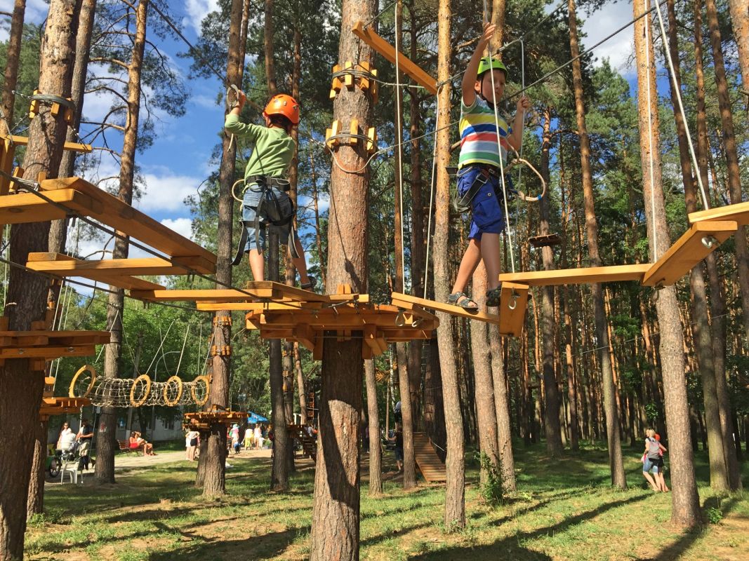 Веревочный парк в Гидропарке