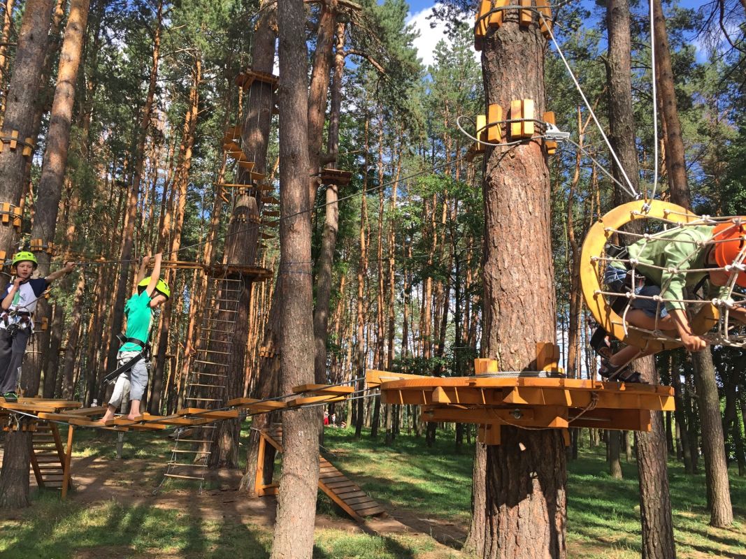 Веревочный парк в Гидропарке