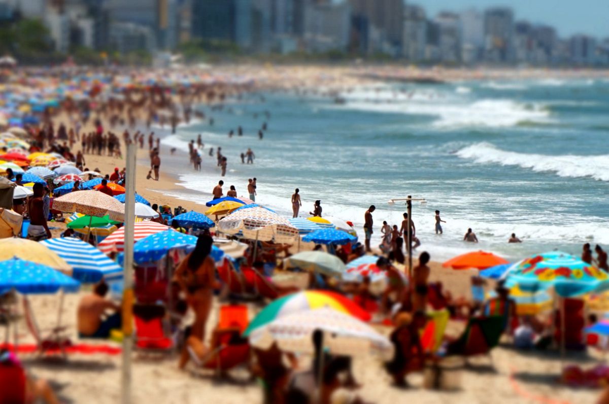 Пляж Ипанема в Рио-Де-Жанейро