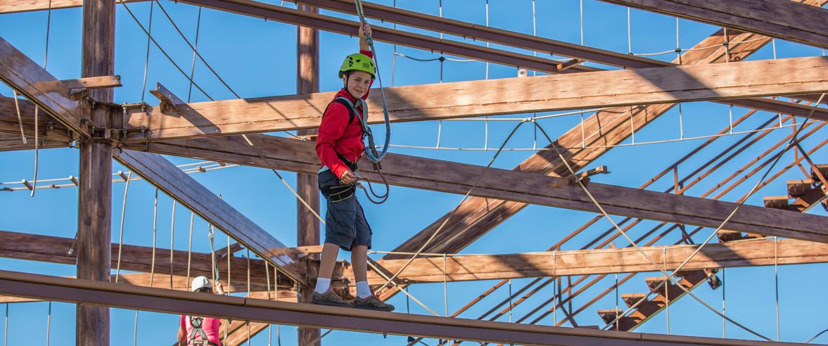 Канатный городок Airtrekk в Натурланд