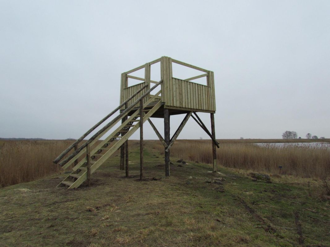 Башни для наблюдения за птицами у прудов Пикла
