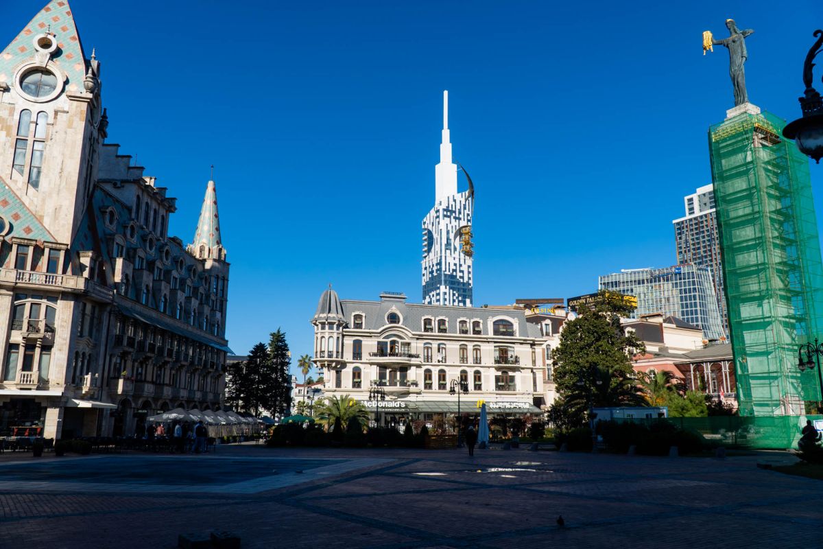 Фонтан на Площади Европы